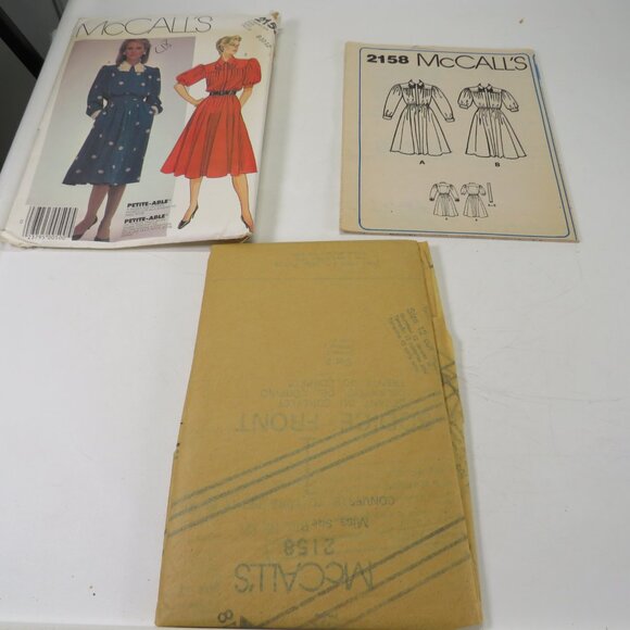 McCalls 2158 clothing pattern Dress size 8-12 UNCUT - Picture 5 of 8
